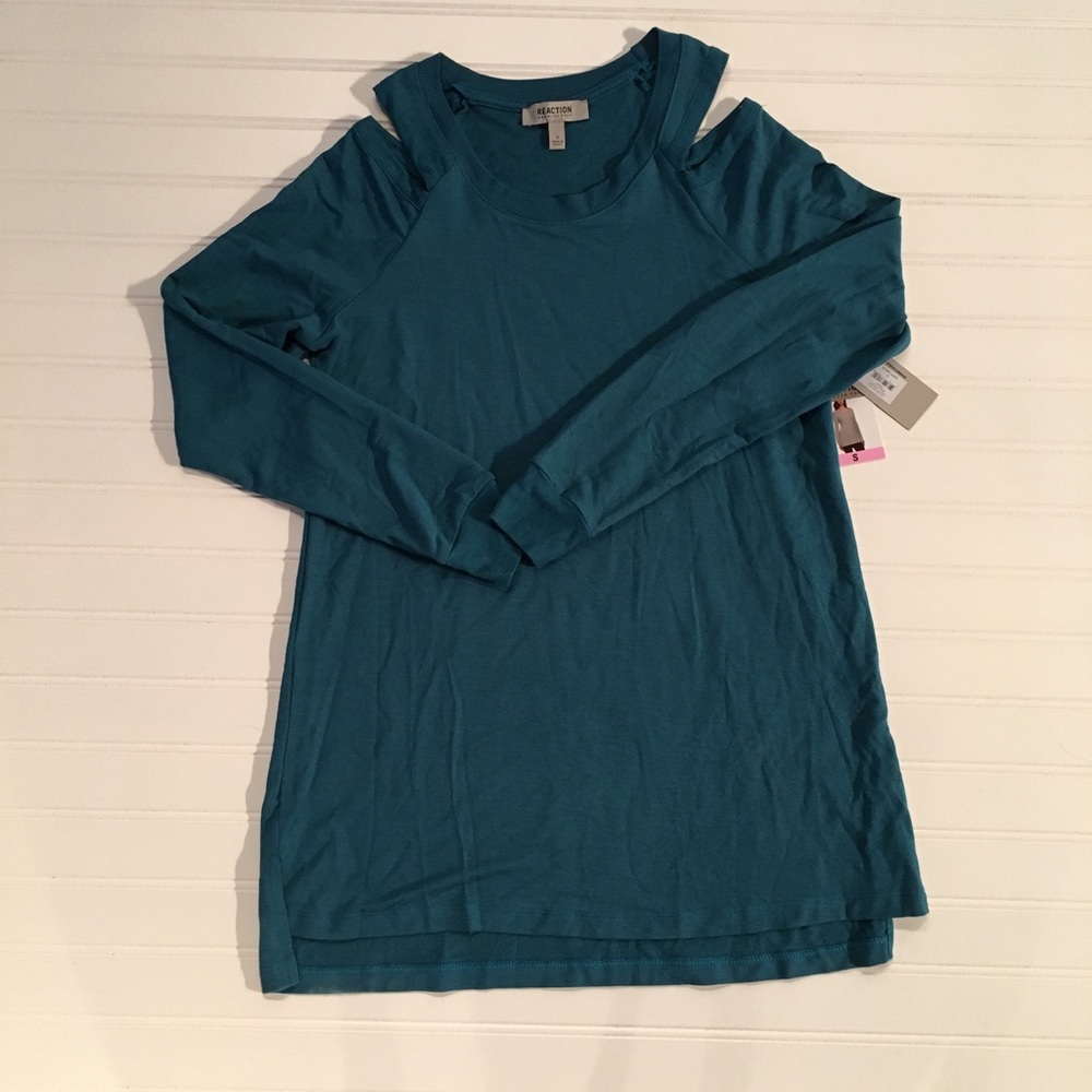 Kenneth Cole cold shoulder tunic NWT small